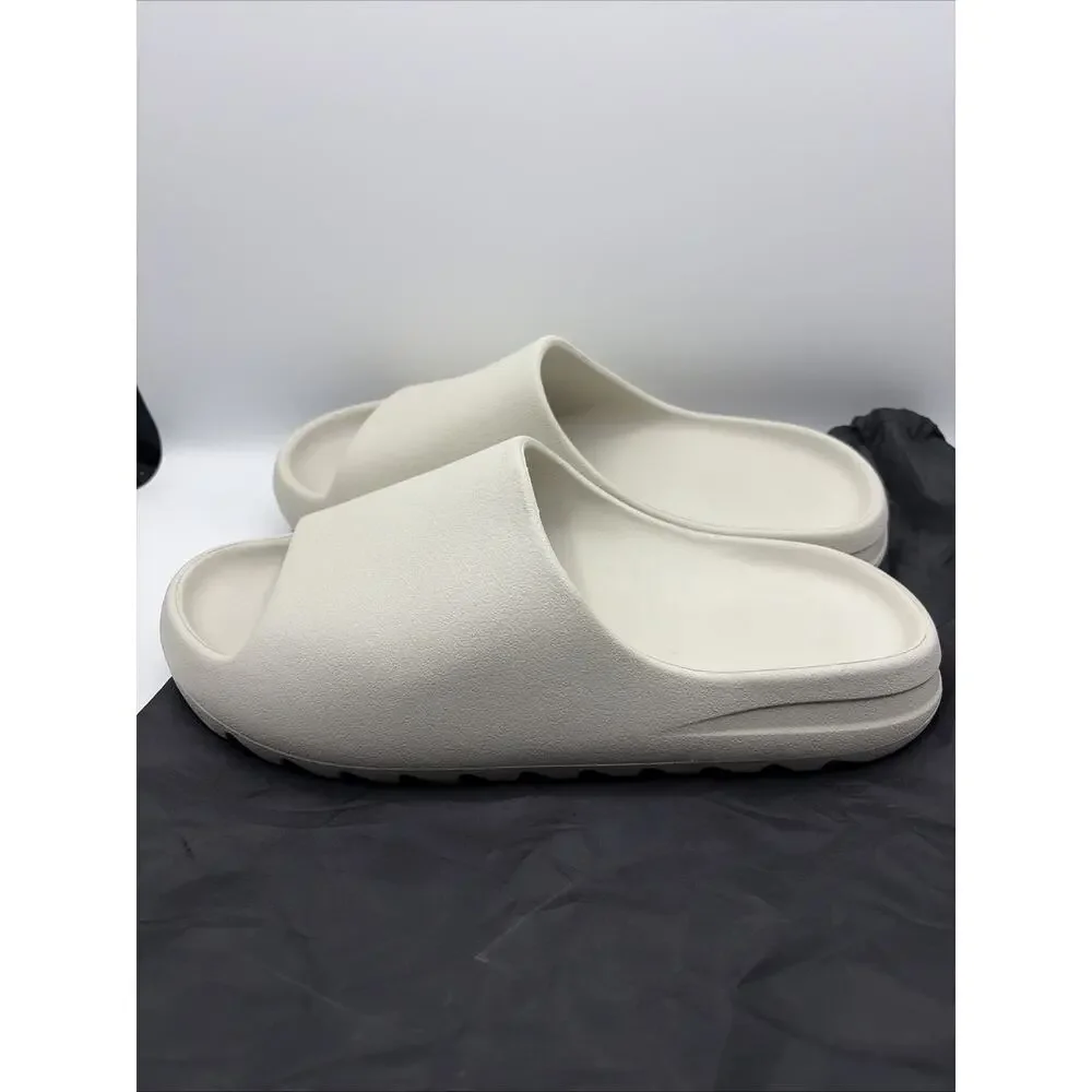 Yeezy Slide YS-01 Cream YS-01-CREAM Beige Men's Size US 12 KNOW YOUR SIZE New